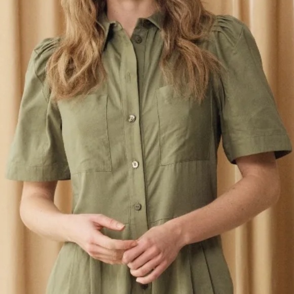 Sea New York Sienna Puff Sleeve Wide Leg Jumpsuit ~ - Picture 2 of 12